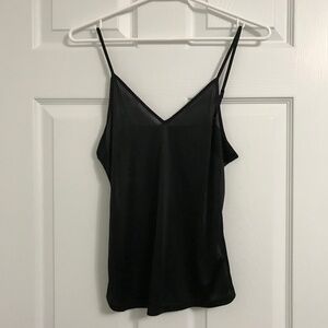 V-Neckline Camisole Top M Black